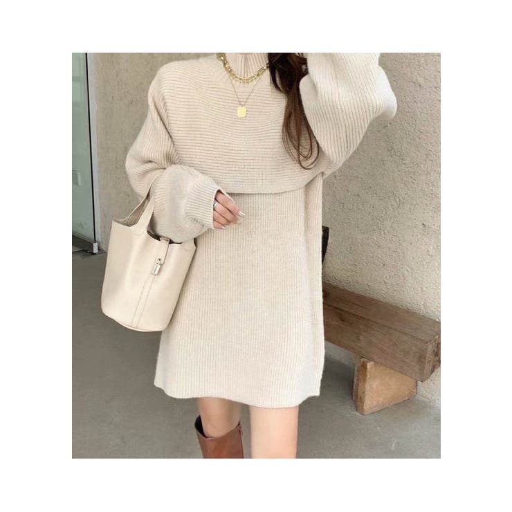 ワンピース セットアップ ニット[品番：HNAW0002192]｜HANAHANA