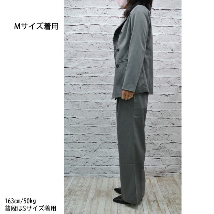 パンツスーツ セットアップ チューブトップ ハイウエスト 予約商品】チューブトップ+スラックスパンツセットアップ