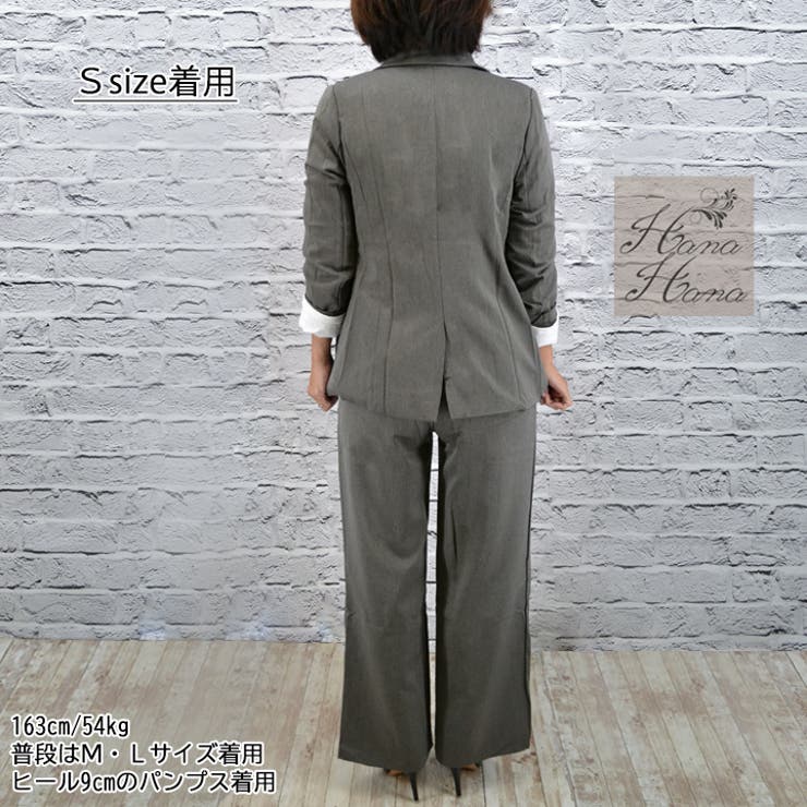 スーツ パンツスーツ セットアップ[品番：HNAW0002132]｜HANAHANA