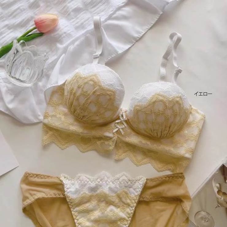 ブラジャー ブラジャー&ショーツ ブラ上下セット[品番：HNAW0003319