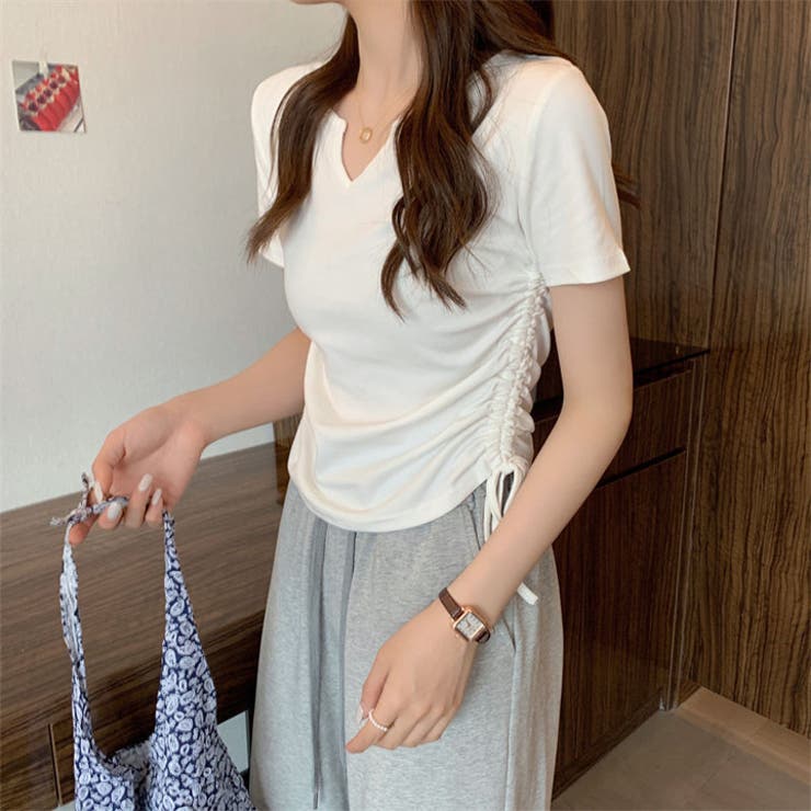 トップス レディース Vネック[品番：HNAW0003420]｜HANAHANA（ハナハナ