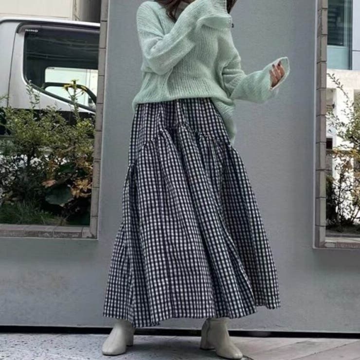 マキシスカート スカート ロング[品番：HNAW0003503]｜HANAHANA
