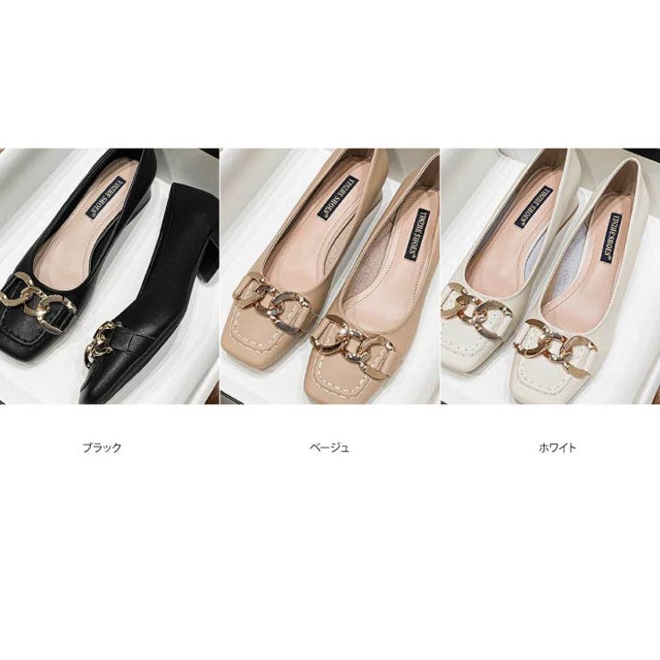 パンプス 痛くない スクエアトゥ | HANAHANA | 詳細画像11 