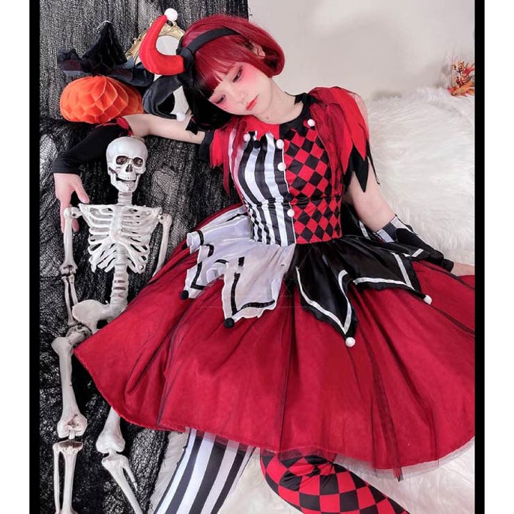ハロウィン コスプレ ピエロ[品番：HNAW0003567]｜HANAHANA（ハナハナ