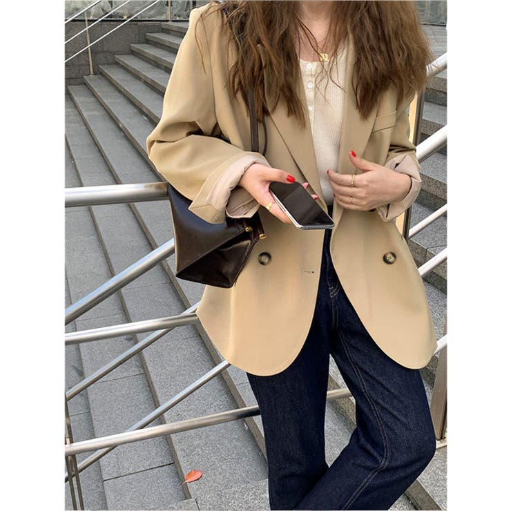 テーラード ジャケット ブレザー[品番：HNAW0003621]｜HANAHANA