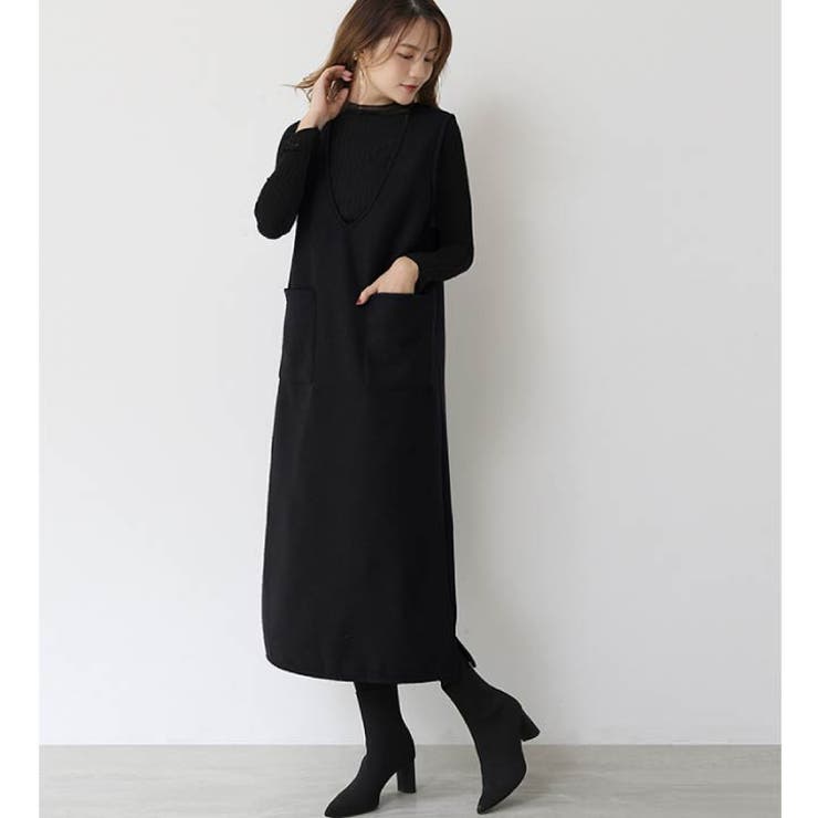 レディース ワンピース Vネック[品番：HNAW0003812]｜HANAHANA