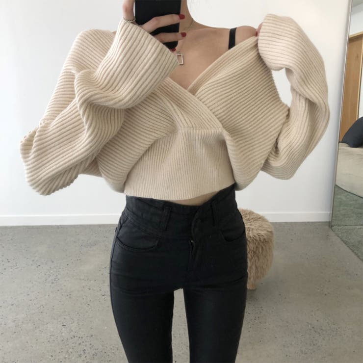 ニット トップス セーター[品番：HNAW0003822]｜HANAHANA（ハナハナ