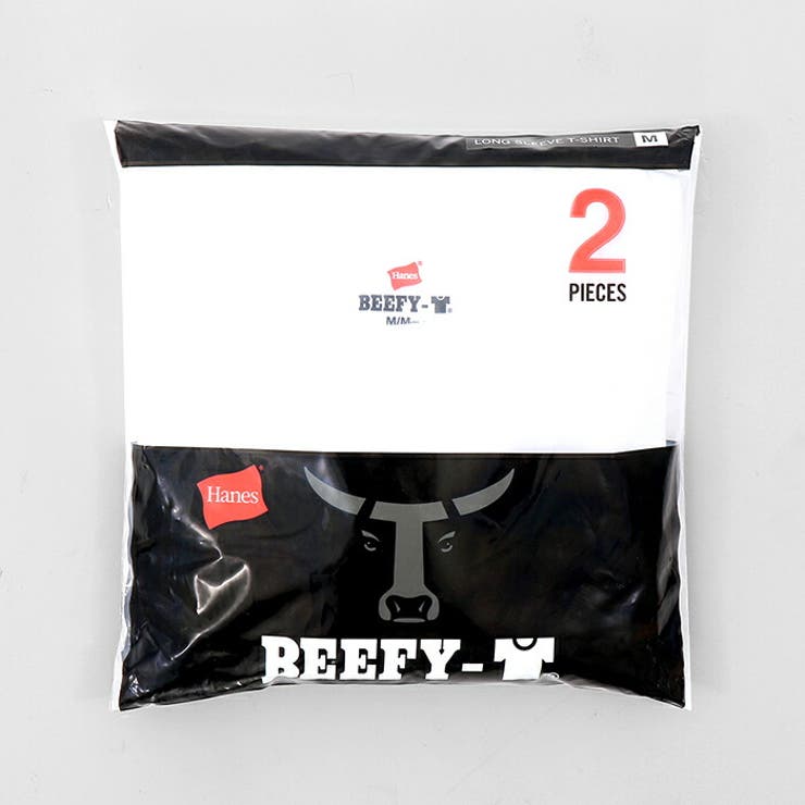 ユニセックス 2P BEEFY ロングスリーブTシャツ | hanes | 詳細画像2 