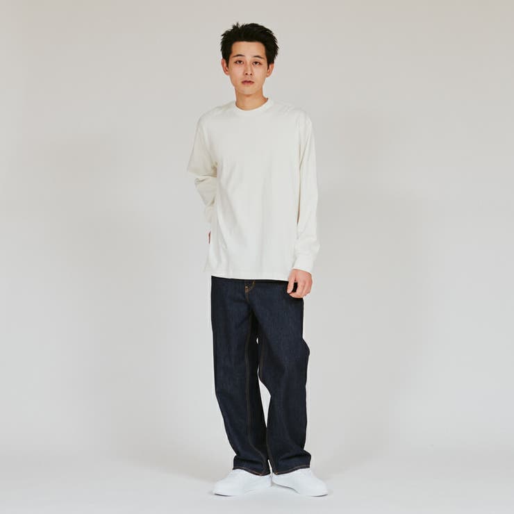 ユニセックス ヘインズ  SHIRO クルーネロングスリーブT | hanes | 詳細画像4 