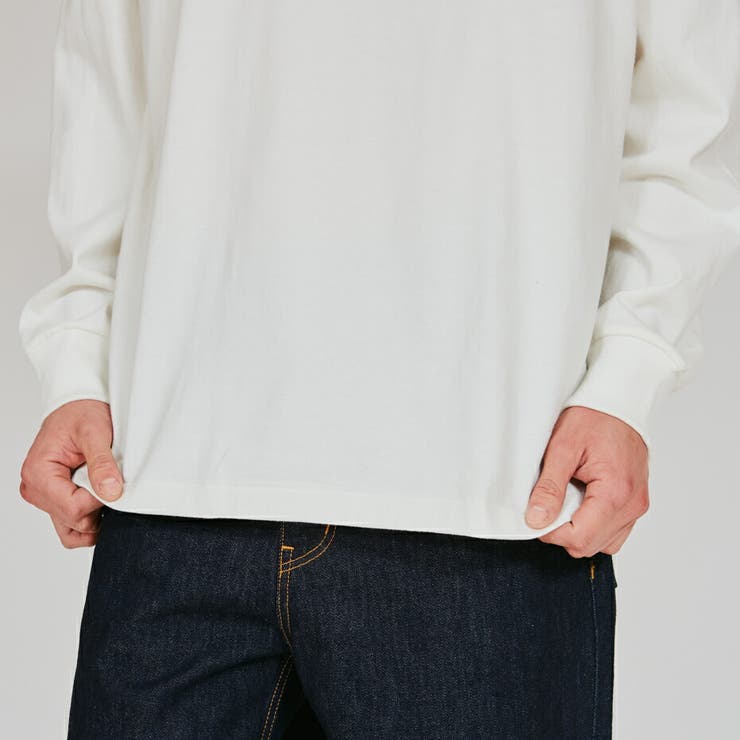 ユニセックス ヘインズ  SHIRO クルーネロングスリーブT | hanes | 詳細画像6 