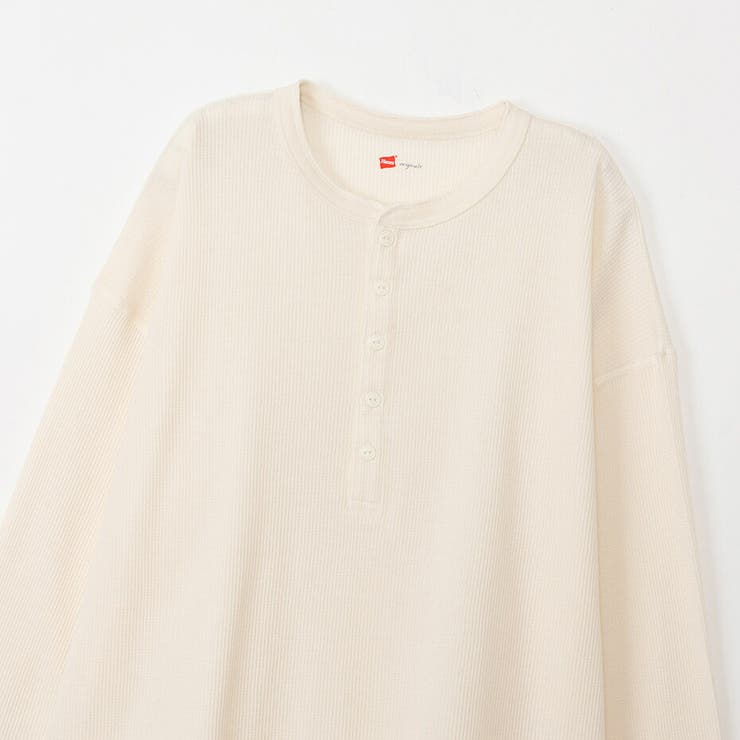 ウィメンズ Hanes ワッフルヘンリーネックロングスリーブT | hanes | 詳細画像8 