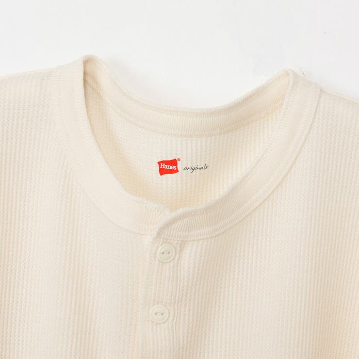 ウィメンズ Hanes ワッフルヘンリーネックロングスリーブT | hanes | 詳細画像9 
