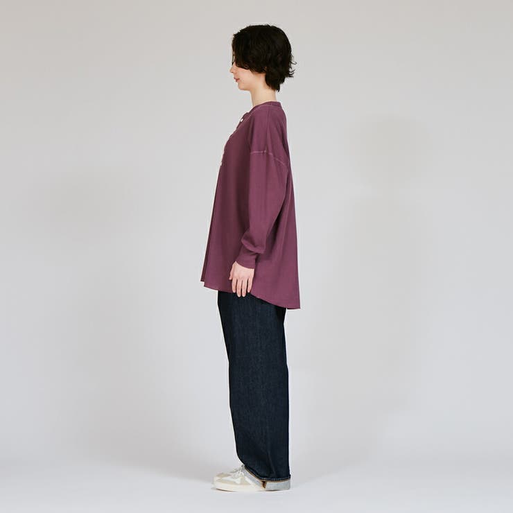 ウィメンズ Hanes ワッフルヘンリーネックロングスリーブT | hanes | 詳細画像3 