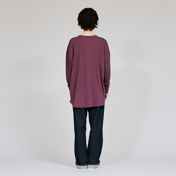 ウィメンズ Hanes ワッフルヘンリーネックロングスリーブT | hanes | 詳細画像4 