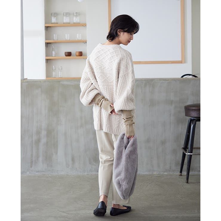 手元からおしゃれを始める。リブニットアームウォーマー アームウォーマー | HAPPY急便 by VERITA.JP | 詳細画像12 