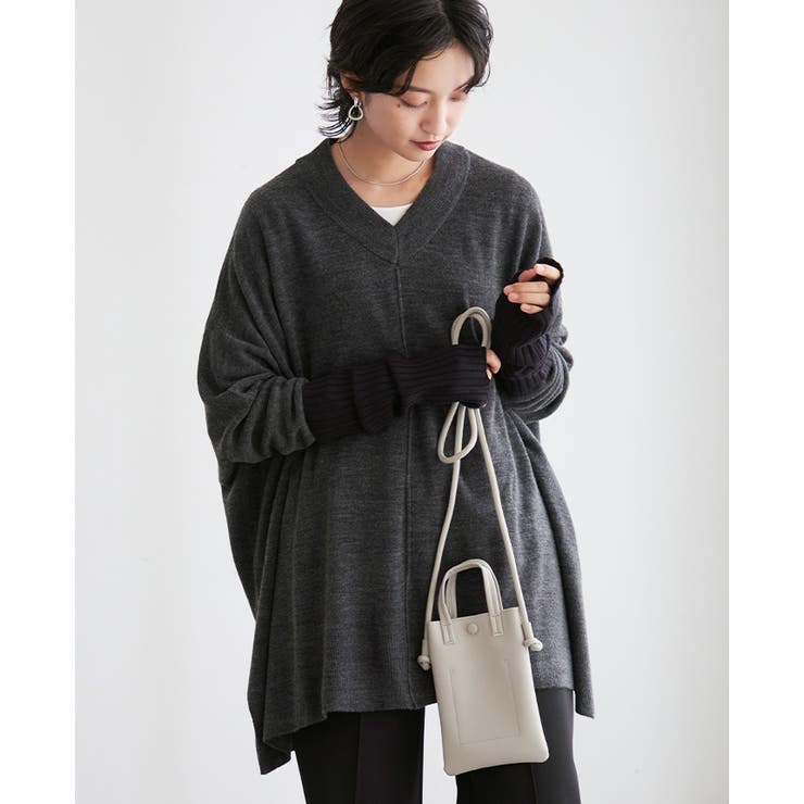 ブラック | 手元からおしゃれを始める。リブニットアームウォーマー アームウォーマー | HAPPY急便 by VERITA.JP