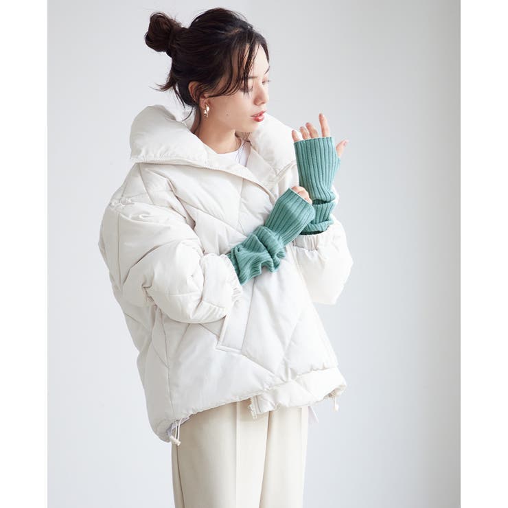 グリーン | 手元からおしゃれを始める。リブニットアームウォーマー アームウォーマー | HAPPY急便 by VERITA.JP