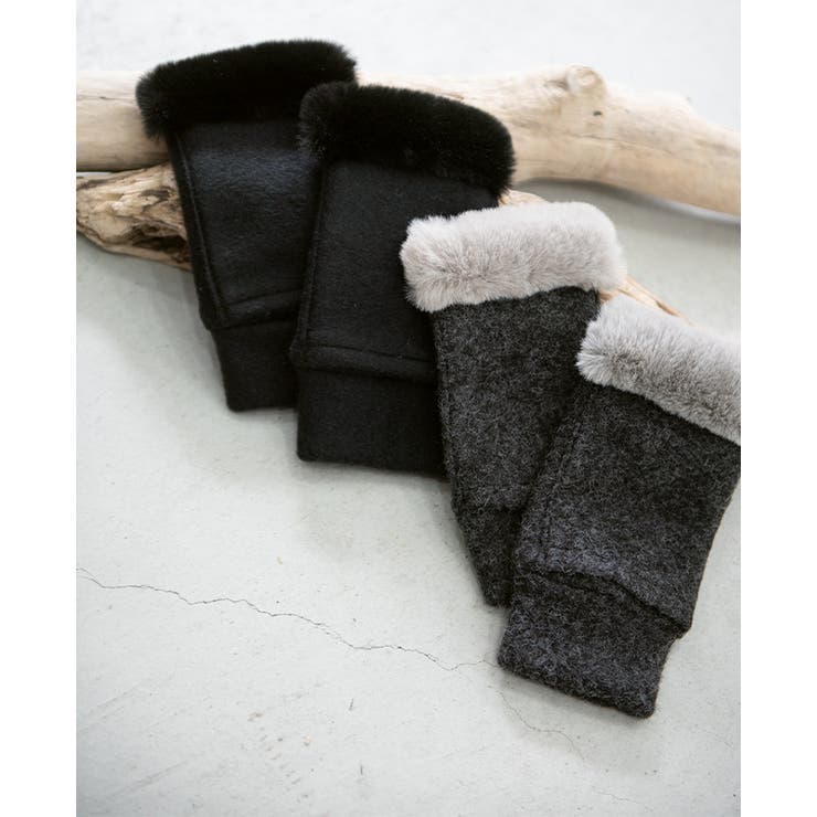 手元あったか。カイロポケット付きハンドウォーマー ファー ハンドウォーマー | HAPPY急便 by VERITA.JP | 詳細画像7 