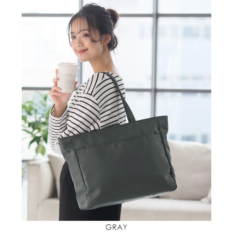 everyone nylon logo tote bag (NAVY)の通販 by naoki's shop
