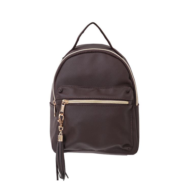 ダークブラウン(4573634909750) | これ1つで気軽にお出掛け♪ミニリュックシンディ リュック バックパック | HAPPY急便 by VERITA.JP