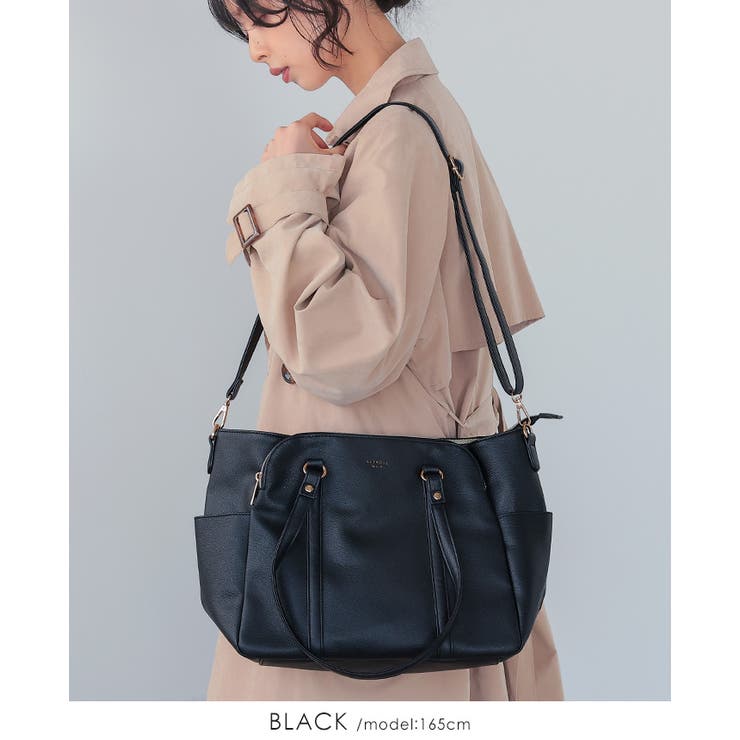 デキる女性は整理整頓上手。2WAYトートバッグ【ジュディ】 トート ショルダー | HAPPY急便 by VERITA.JP | 詳細画像9 