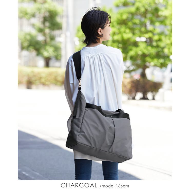 男女問わず持てるシンプルデザイン。高密度ポリ7ポケット3WAYボストンバッグ ボ… | HAPPY急便 by VERITA.JP | 詳細画像18 