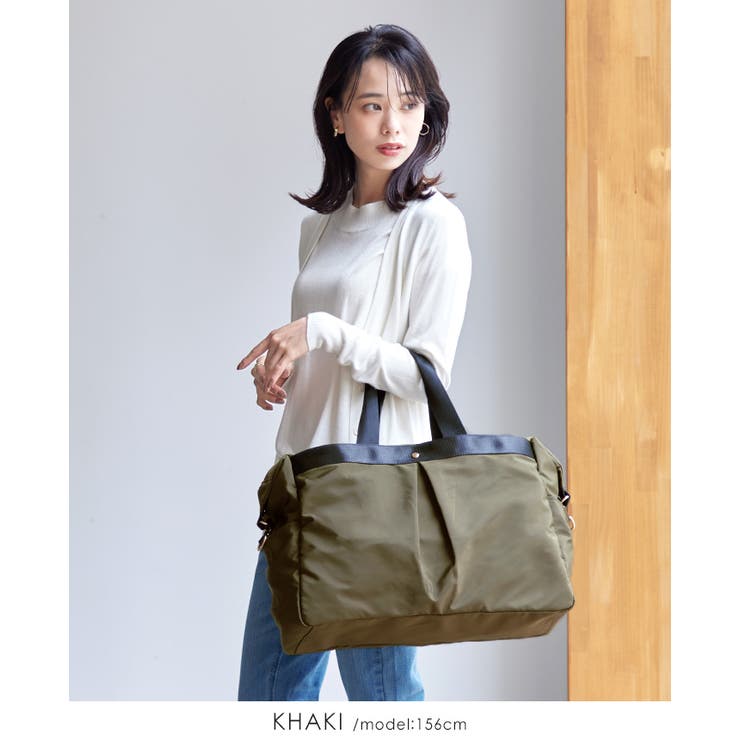 男女問わず持てるシンプルデザイン。高密度ポリ7ポケット3WAYボストンバッグ | HAPPY急便 by VERITA.JP | 詳細画像21 