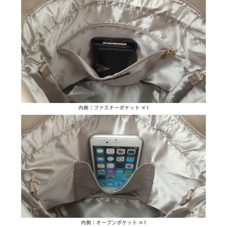 ころんと大人可愛い。巾着2WAYショルダーバッグ 巾着 ショルダー | HAPPY急便 by VERITA.JP | 詳細画像5 