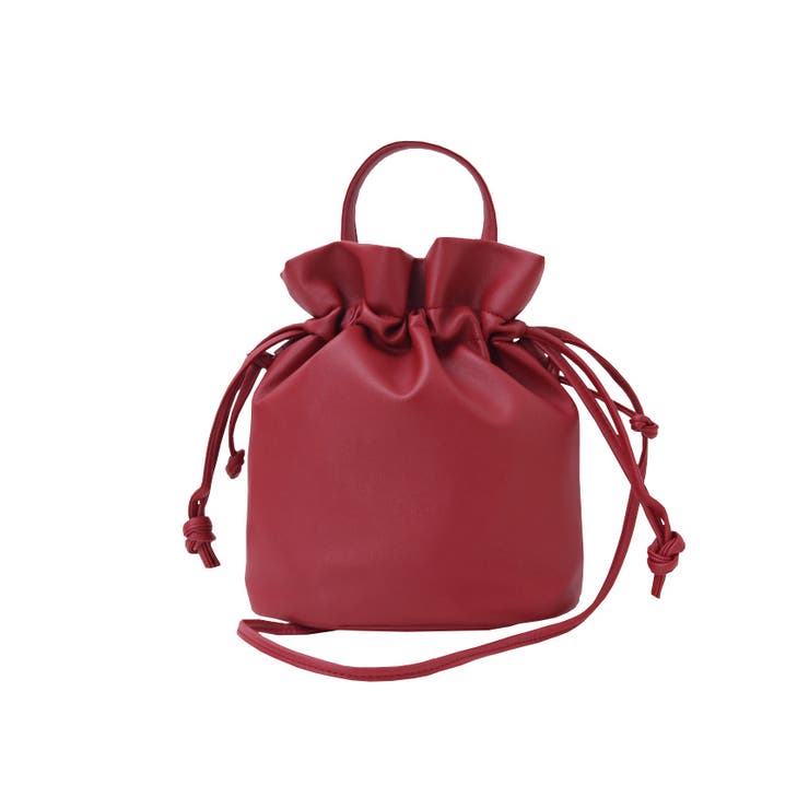 ルージュ | ころんと大人可愛い。巾着2WAYショルダーバッグ 巾着 ショルダー | HAPPY急便 by VERITA.JP