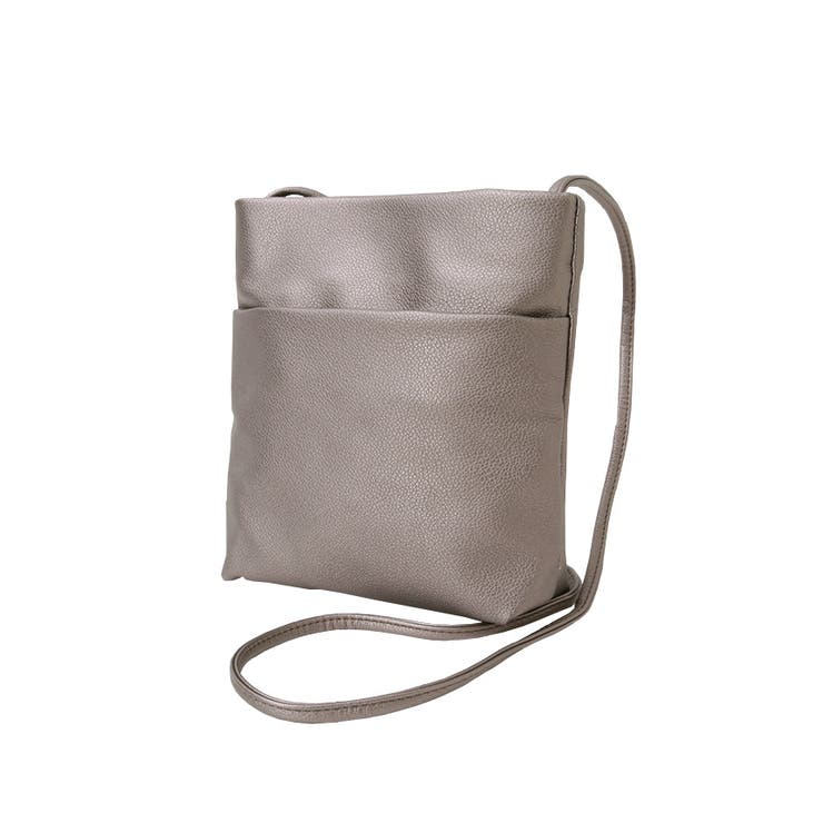 ブロンズ（4550521065720） | 見た目や機能性はシンプルが良い。フェイクレザーシンプルショルダーバッグ ショルダ… | HAPPY急便 by VERITA.JP