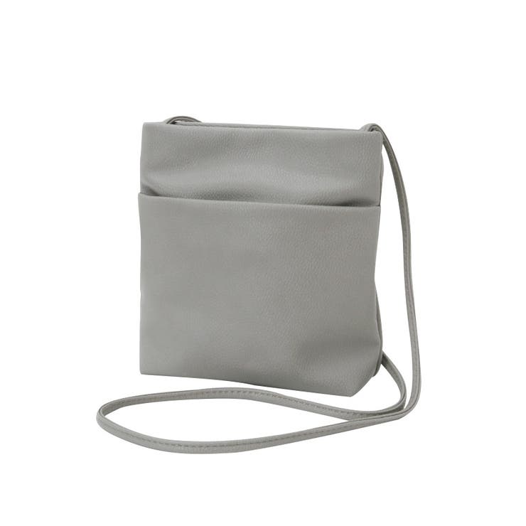 グレー（4550521012984） | 見た目や機能性はシンプルが良い。フェイクレザーシンプルショルダーバッグ ショルダ… | HAPPY急便 by VERITA.JP