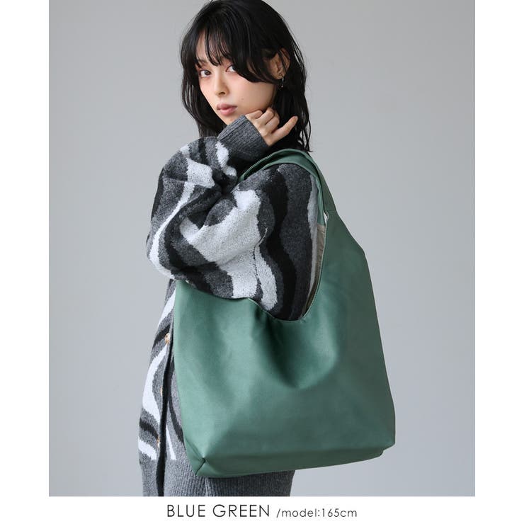 オン オフ使いやすいシンプルデザイン。ソフトラウンド肩かるトートバッグ 鞄 | HAPPY急便 by VERITA.JP | 詳細画像13 