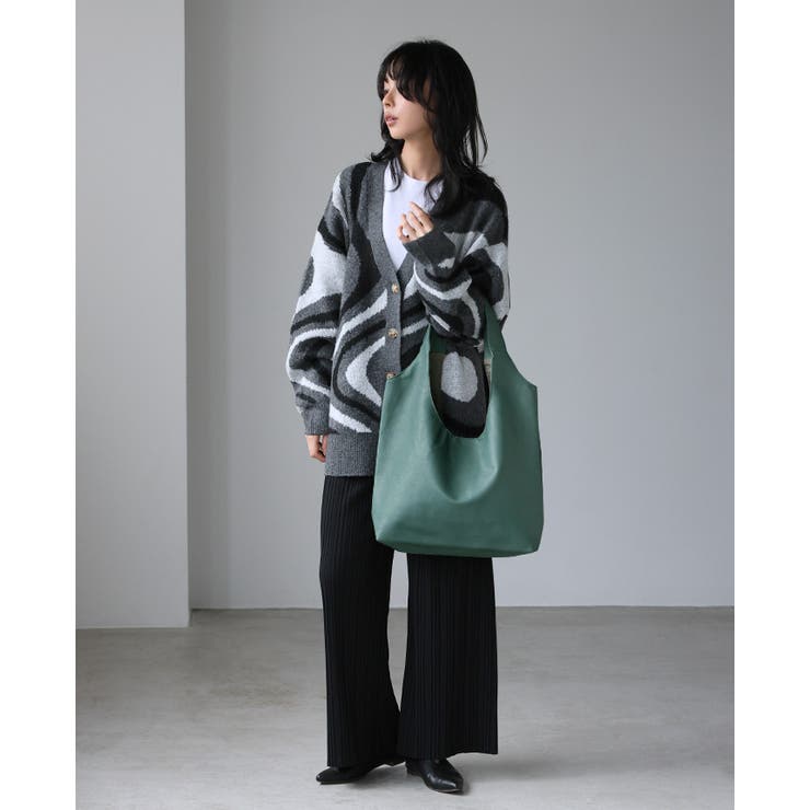 オン オフ使いやすいシンプルデザイン。ソフトラウンド肩かるトートバッグ 鞄 | HAPPY急便 by VERITA.JP | 詳細画像14 