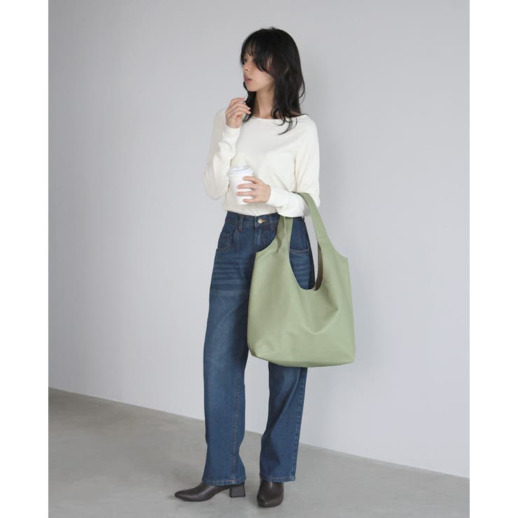 オン オフ使いやすいシンプルデザイン。ソフトラウンド肩かるトートバッグ 鞄 | HAPPY急便 by VERITA.JP | 詳細画像16 