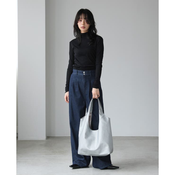 オン オフ使いやすいシンプルデザイン。ソフトラウンド肩かるトートバッグ 鞄 | HAPPY急便 by VERITA.JP | 詳細画像18 