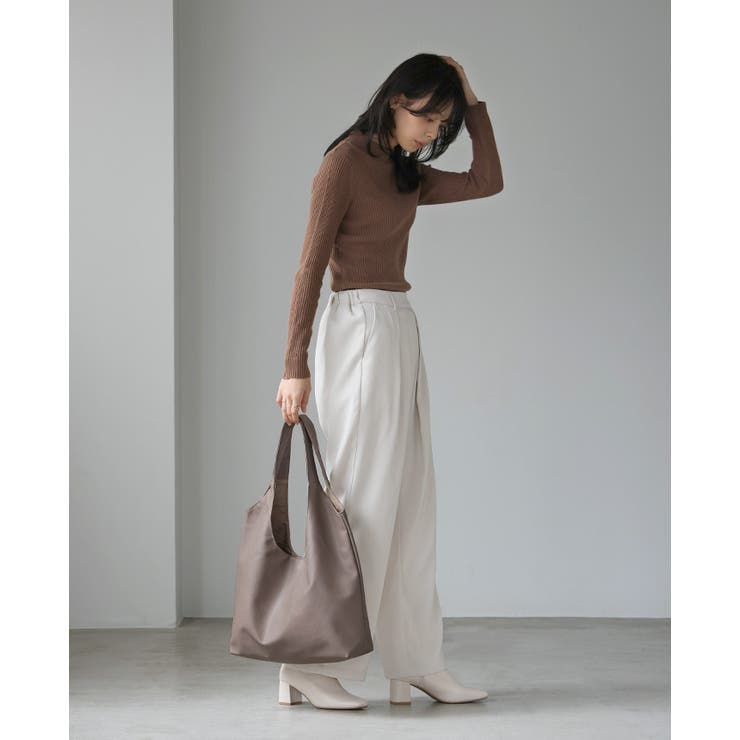 オン オフ使いやすいシンプルデザイン。ソフトラウンド肩かるトートバッグ 鞄 | HAPPY急便 by VERITA.JP | 詳細画像20 