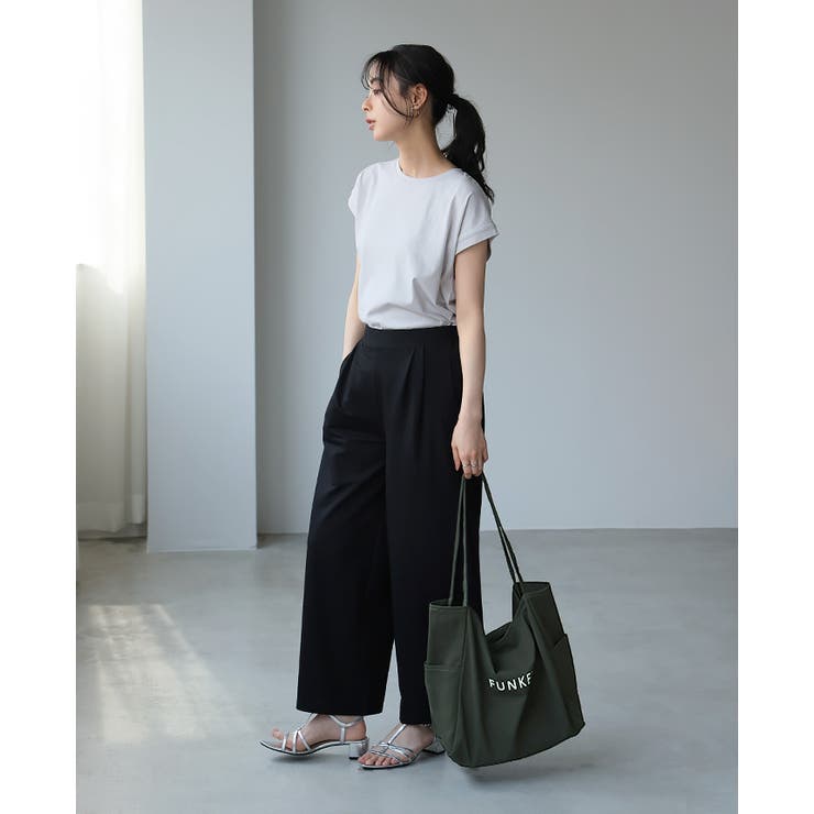 こなれ感のある大人のキャンバスバッグ。パイピングハンドルロゴトートバッグ トート… | HAPPY急便 by VERITA.JP | 詳細画像13 