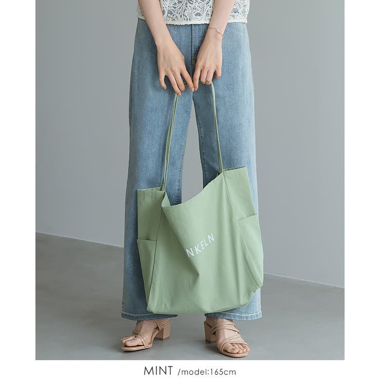 こなれ感のある大人のキャンバスバッグ。パイピングハンドルロゴトートバッグ トート… | HAPPY急便 by VERITA.JP | 詳細画像14 