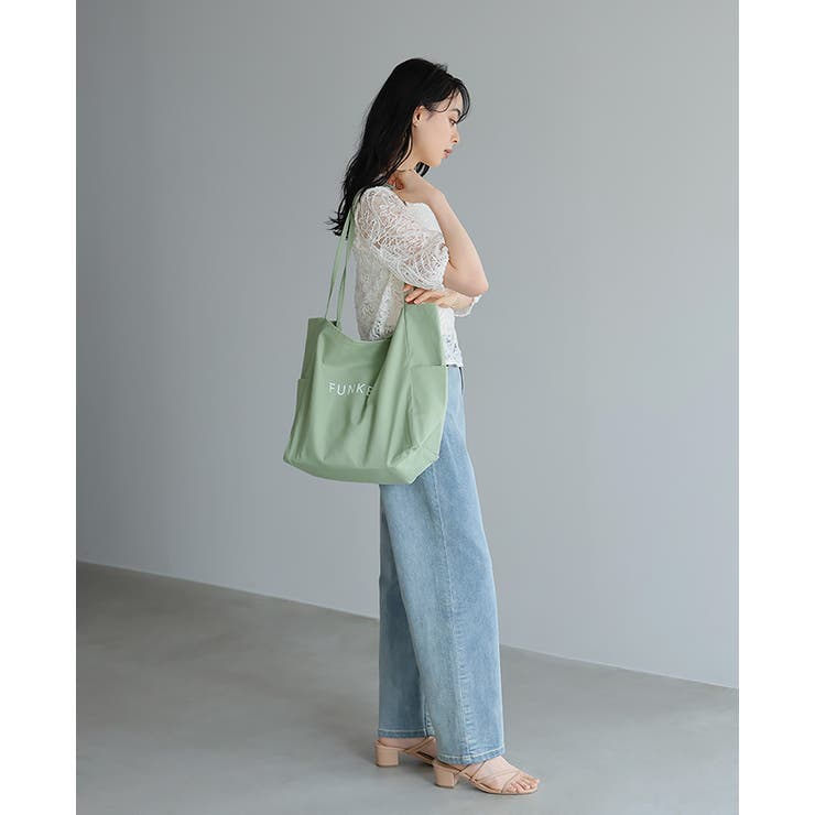 こなれ感のある大人のキャンバスバッグ。パイピングハンドルロゴトートバッグ トート… | HAPPY急便 by VERITA.JP | 詳細画像15 