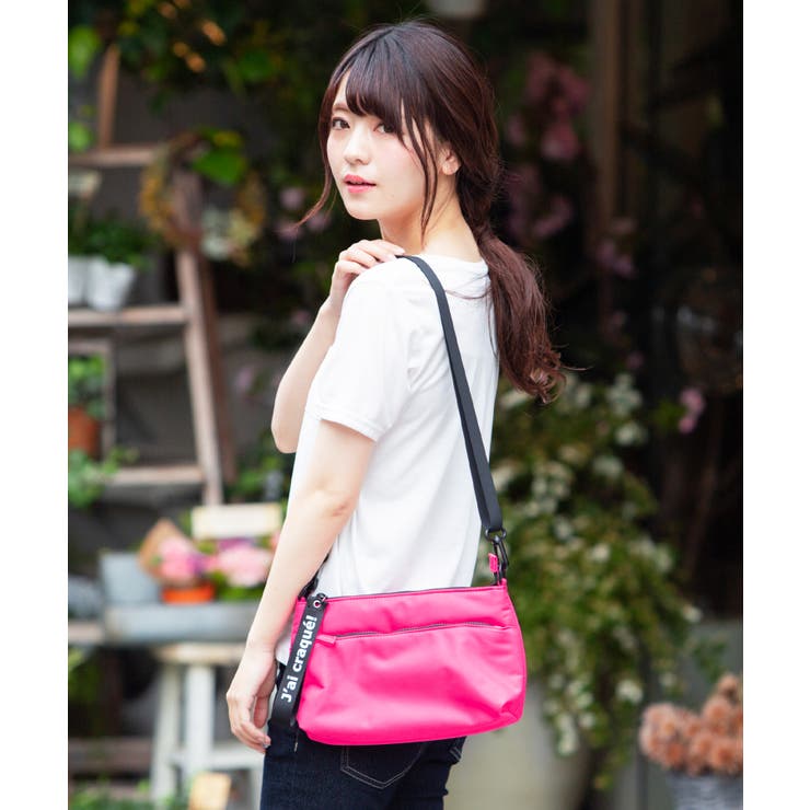 2wayショルダーバック　doplight berry+smile flower 一緒に出掛けたくなるカラフルバッグ。ネオン2WAYショルダー