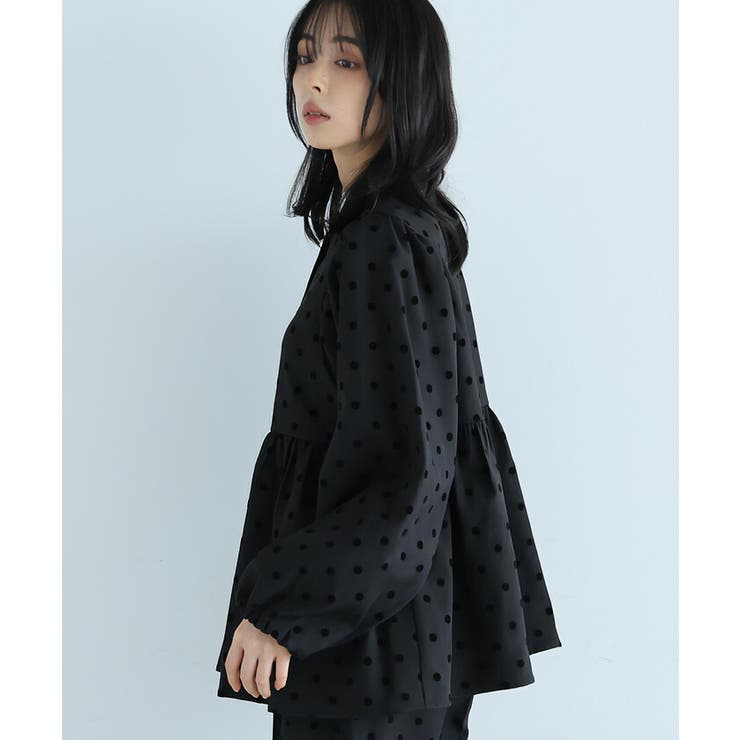 女性らしいシルエットを約束。ペプラムジャケット ジャケット ペプラム