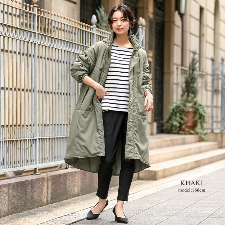 大人カジュアルを提案、最旬アウター。中綿モンスターパーカー コート