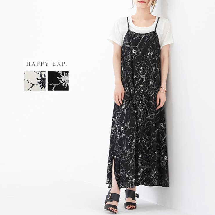 個性的な大人の花柄 ラインフラワー キャミワンピレース ワンピース 品番 Hpxw Happy急便 By Verita Jp ハッピーキュウビン のレディースファッション通販 Shoplist ショップリスト