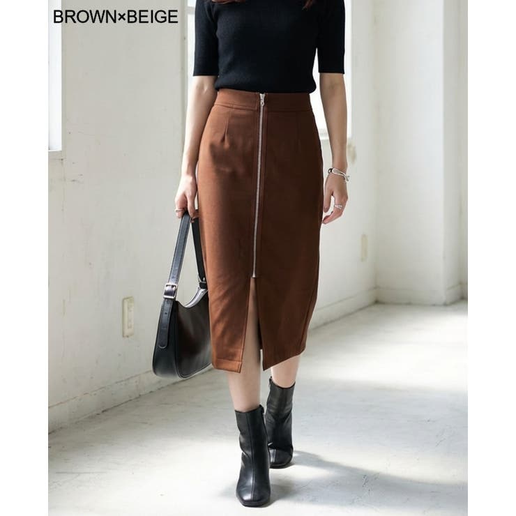 1枚で2通り楽しめる。リバーシブルフロントジップスカート スカート ロングスカー… | HAPPY急便 by VERITA.JP | 詳細画像2 