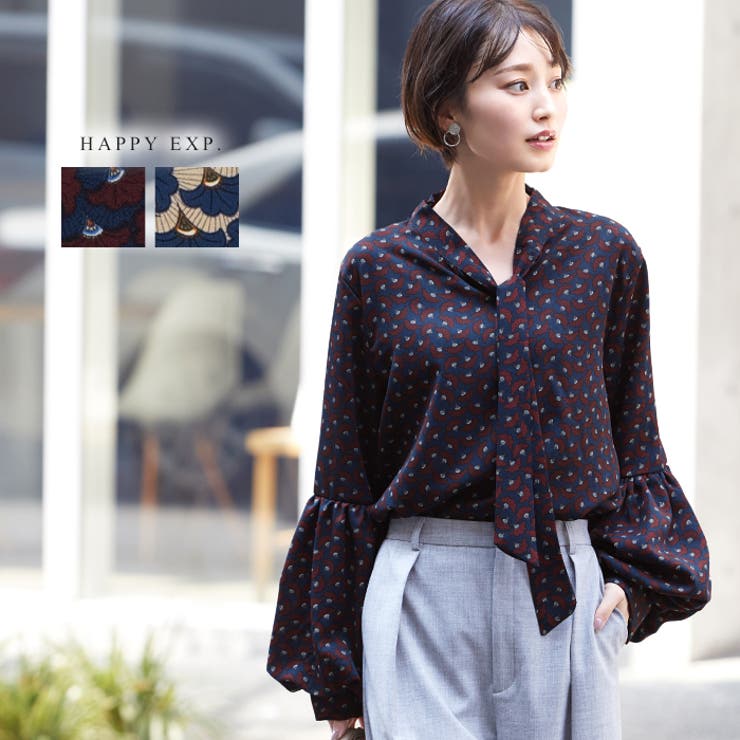 技あり 大人ブラウス プリント柄袖バルーンボウタイブラウス ブラウス シャツ 品番 Hpxw Happy急便 By Verita Jp ハッピーキュウビン バイ ベリータジェーピー のレディースファッション通販 Shoplist ショップリスト