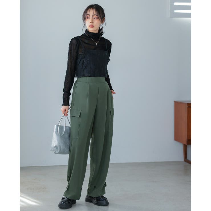 裾のカタチが変わる。2WAYカーゴパンツ パンツ カーゴ[品番