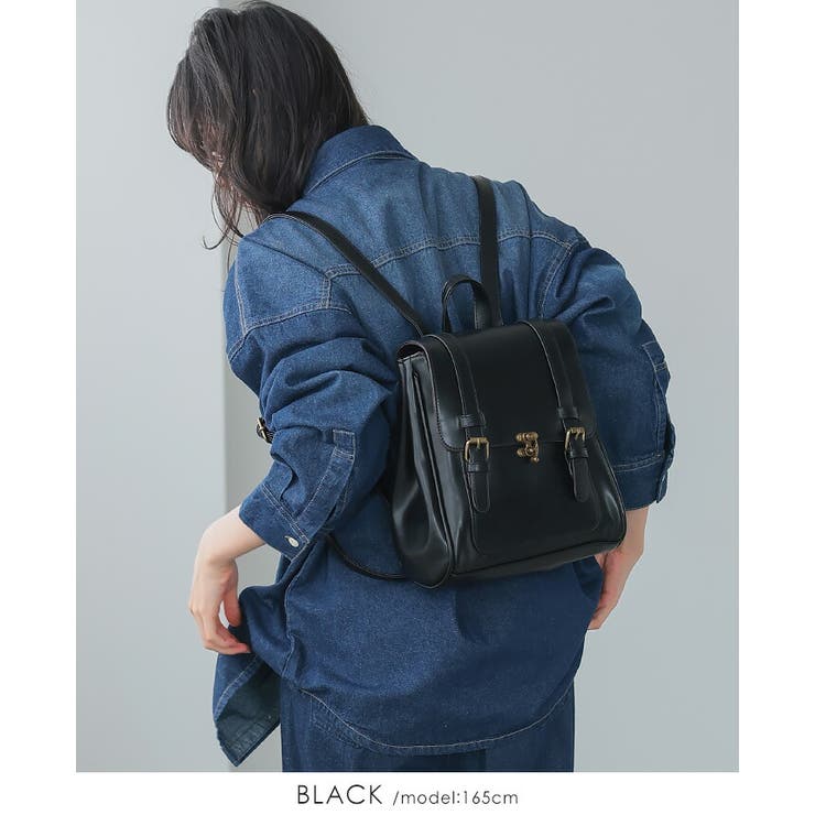 ブラック | 人気高いサッチェルリュックのミニサイズが登場。縦型ミニサッチェルリュック | HAPPY急便 by VERITA.JP