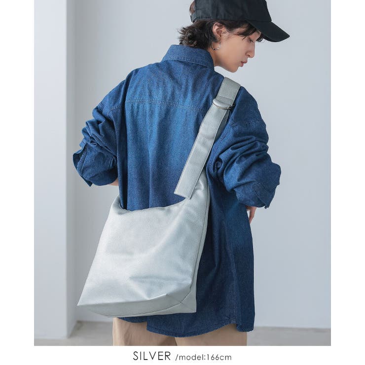 シルバー | ソフトラウンド肩かるワンショルダーバッグ ショルダー バッグ | HAPPY急便 by VERITA.JP
