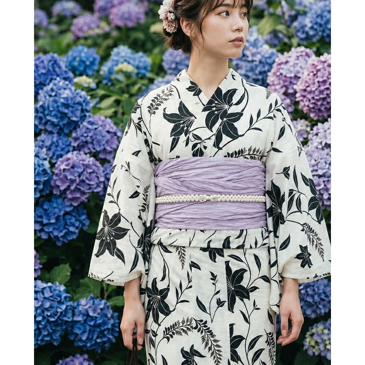 帯に添えて浴衣をもっと特別に。パールサッシュベルト 浴衣 飾り紐 | HAPPY急便 by VERITA.JP | 詳細画像13 