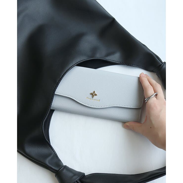 大人可愛いシンプルデザイン。フルール長財布 長財布 財布 | HAPPY急便 by VERITA.JP | 詳細画像8 